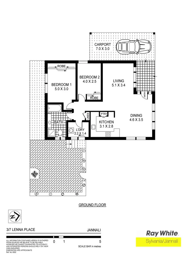 Floorplan of Homely villa listing, 3/7 Lenna Pl, Jannali NSW