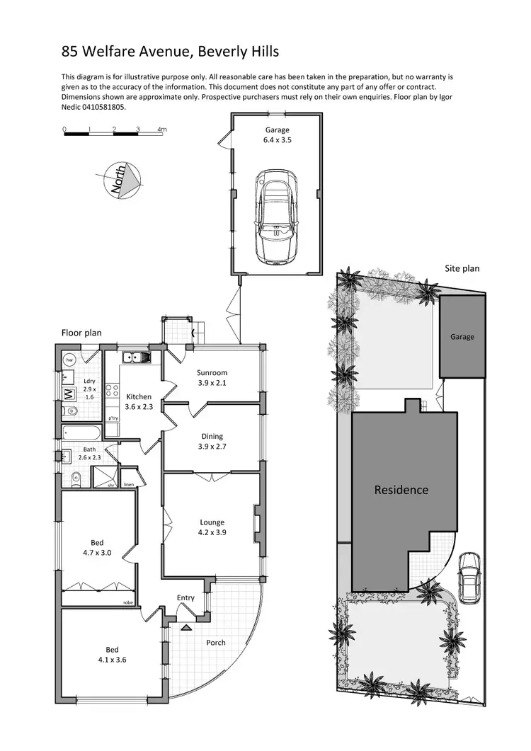 Floorplan of Homely house listing, 85 Welfare Ave, Narwee NSW