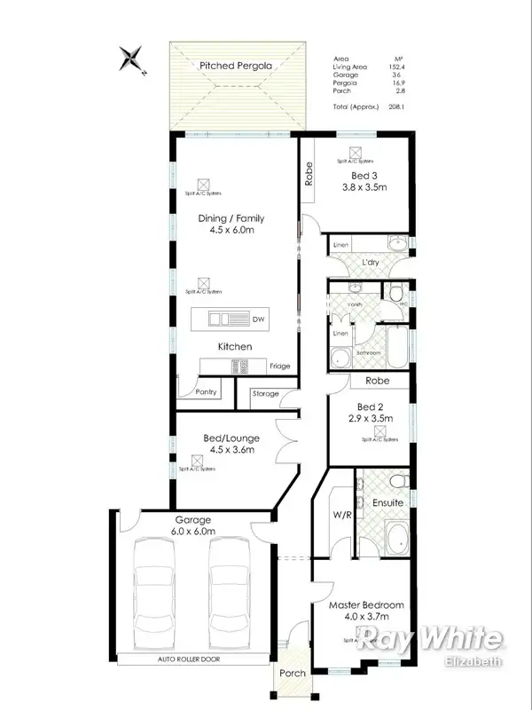 Floorplan of Homely house listing, 15 Swinden Cres, Blakeview SA