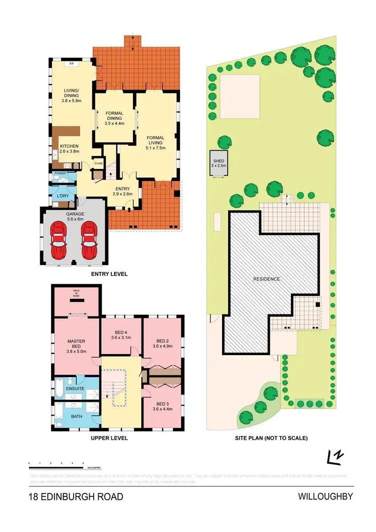 Floorplan of Homely house listing, 18 Edinburgh Rd, Willoughby NSW
