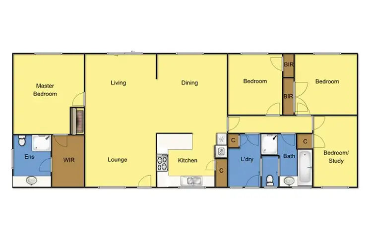 Floorplan of Homely house listing, 2394 Steiglitz Rd, Meredith VIC