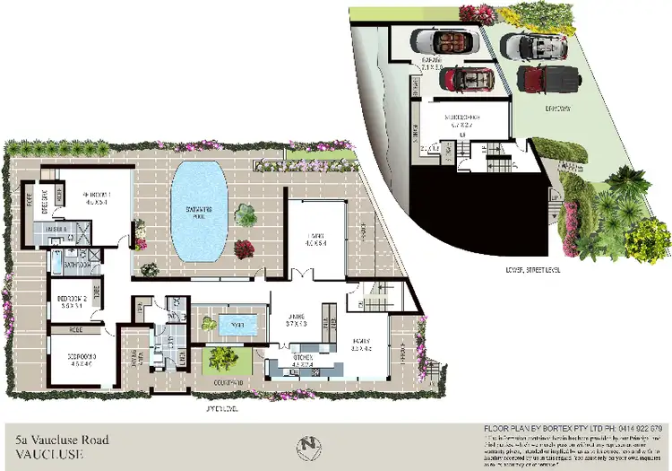 Floorplan of Homely house listing, 5A Vaucluse Rd, Vaucluse NSW