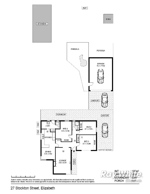 Floorplan of Homely house listing, 27 Stockton St, Elizabeth SA