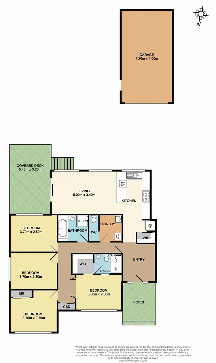 Floorplan of Homely house listing, 7 Conn St, Ferntree Gully VIC
