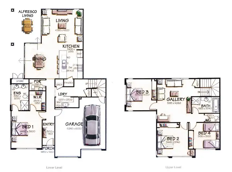 Floorplan of Homely house listing, 4 Celestial Ct, Carina QLD