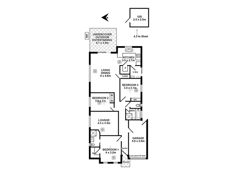 Floorplan of Homely house listing, 9A Mallacoota Pl, West Lakes Shore SA