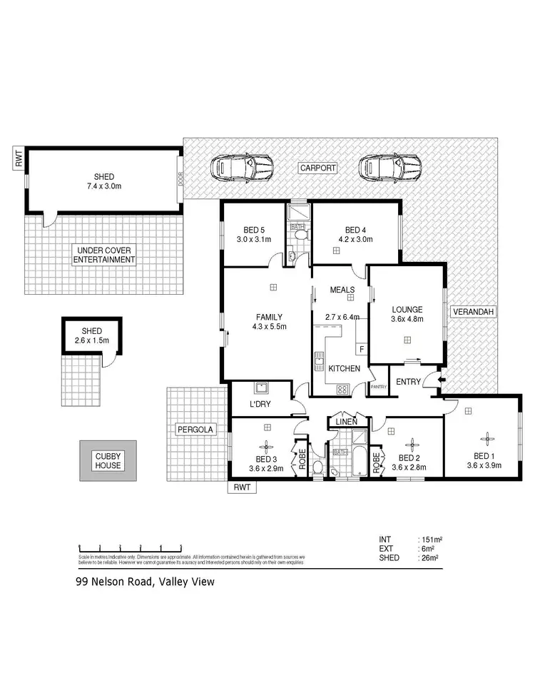 Floorplan of Homely house listing, 99 Nelson Rd, Valley View SA