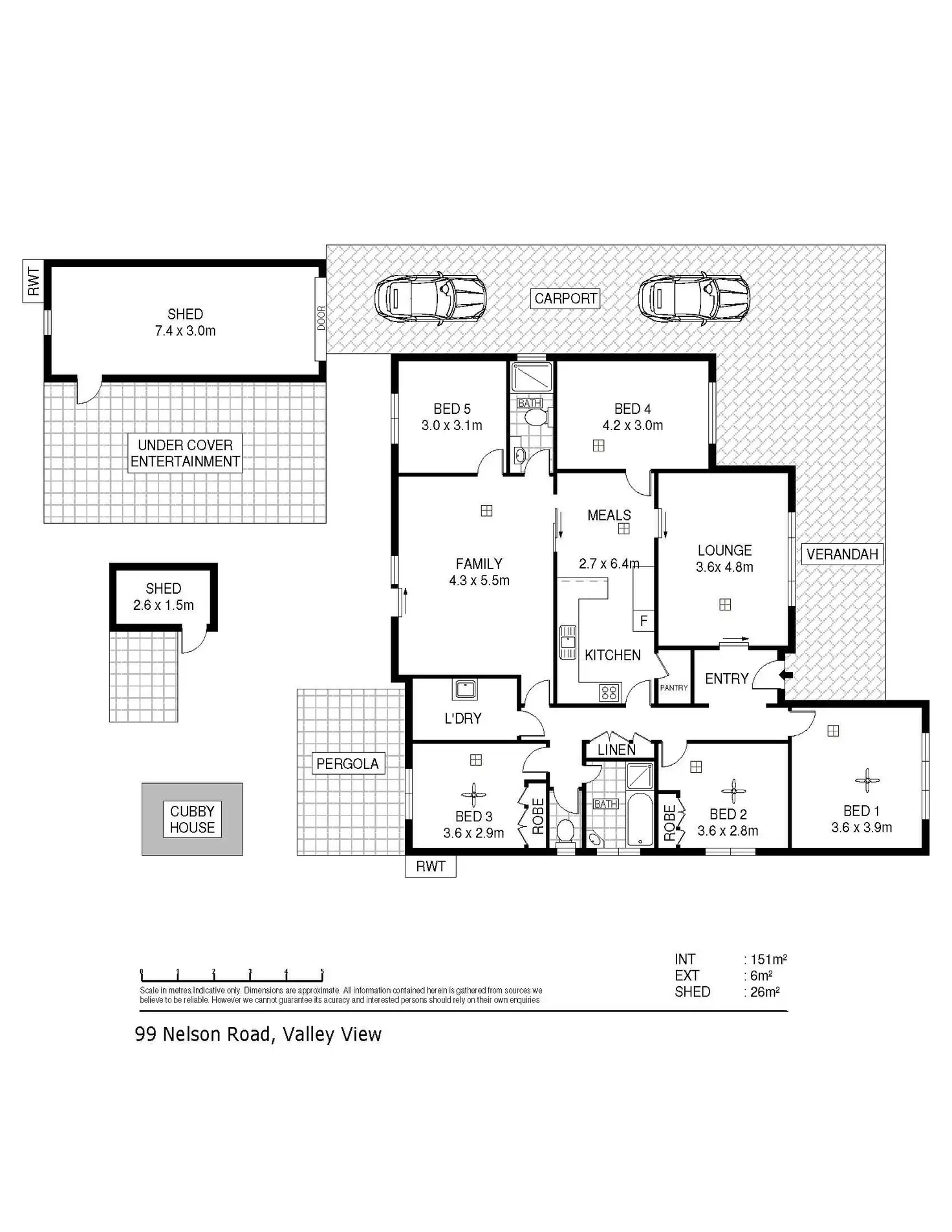 Floorplan of Homely house listing, 99 Nelson Rd, Valley View SA