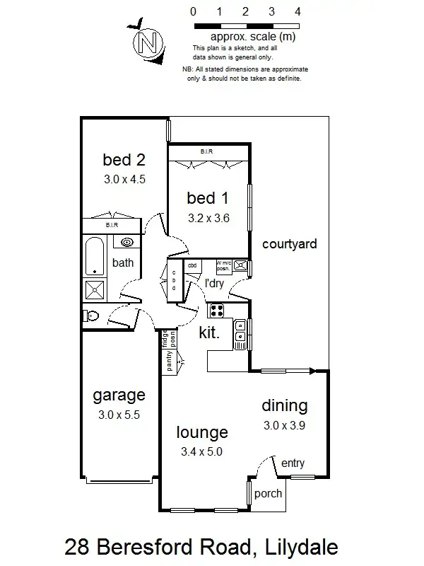 Floorplan of Homely unit listing, 28 Beresford Rd, Lilydale VIC