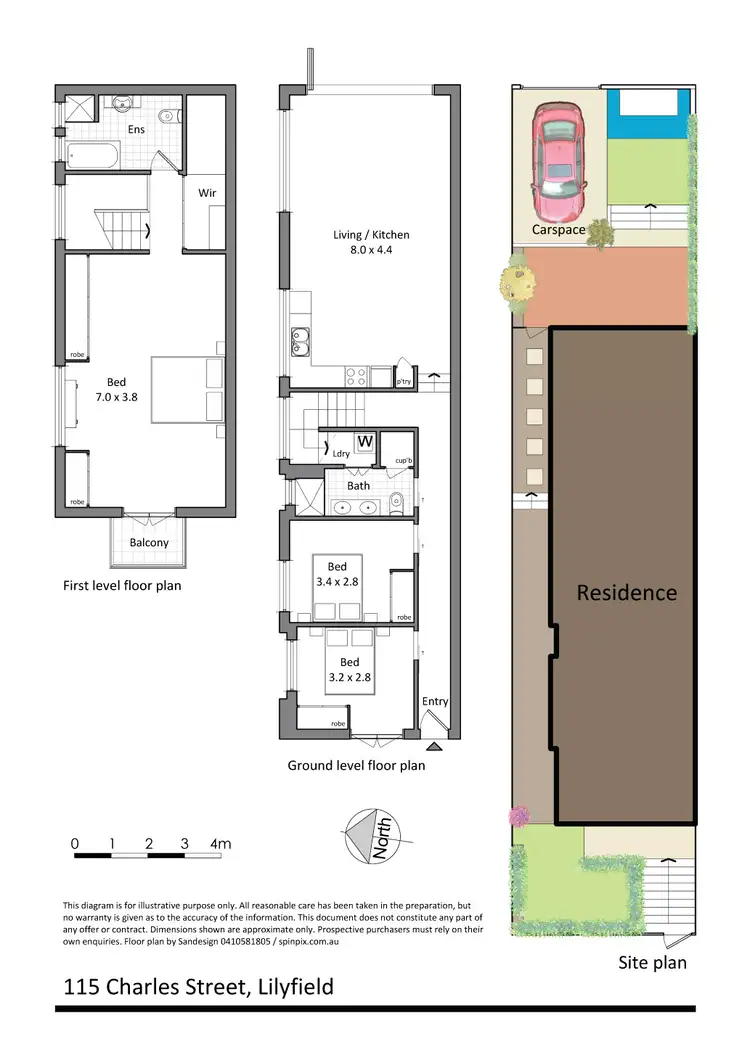 Floorplan of Homely house listing, 115 Charles St, Lilyfield NSW