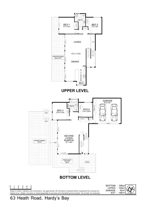 Floorplan of Homely house listing, 63 Heath Rd, Hardys Bay NSW