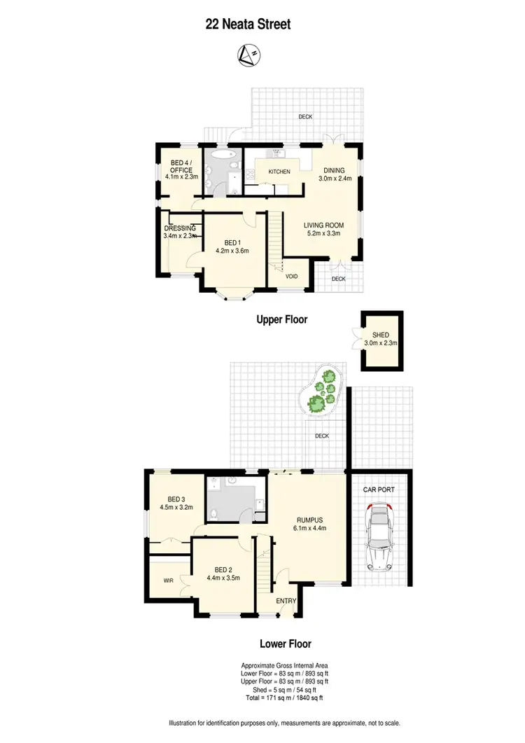 Floorplan of Homely house listing, 22 Neata St, Corinda QLD