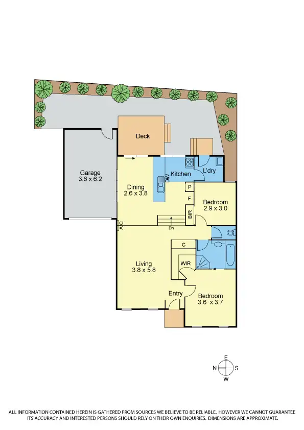 Floorplan of Homely unit listing, 5/11 Langford St, Donvale VIC