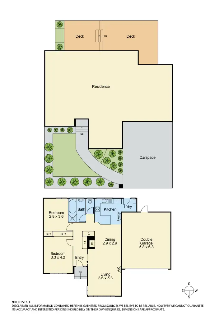 Floorplan of Homely unit listing, 2/61 Boisdale St, Surrey Hills VIC