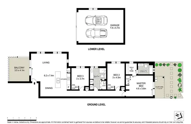 Floorplan of Homely unit listing, 2/19 Little St, Albion QLD