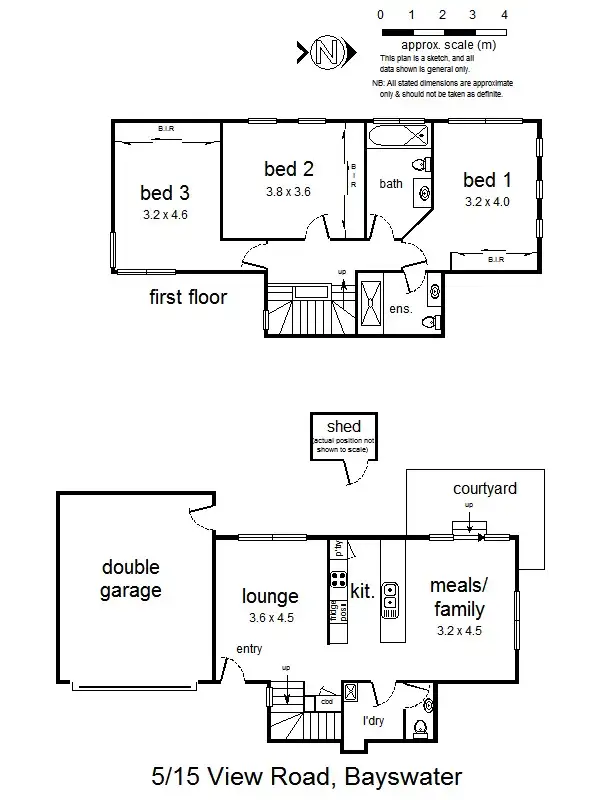 Floorplan of Homely townhouse listing, 5/15-17 View Rd, Bayswater VIC