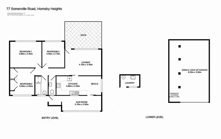 Floorplan of Homely house listing, 77 Somerville Rd, Hornsby Heights NSW