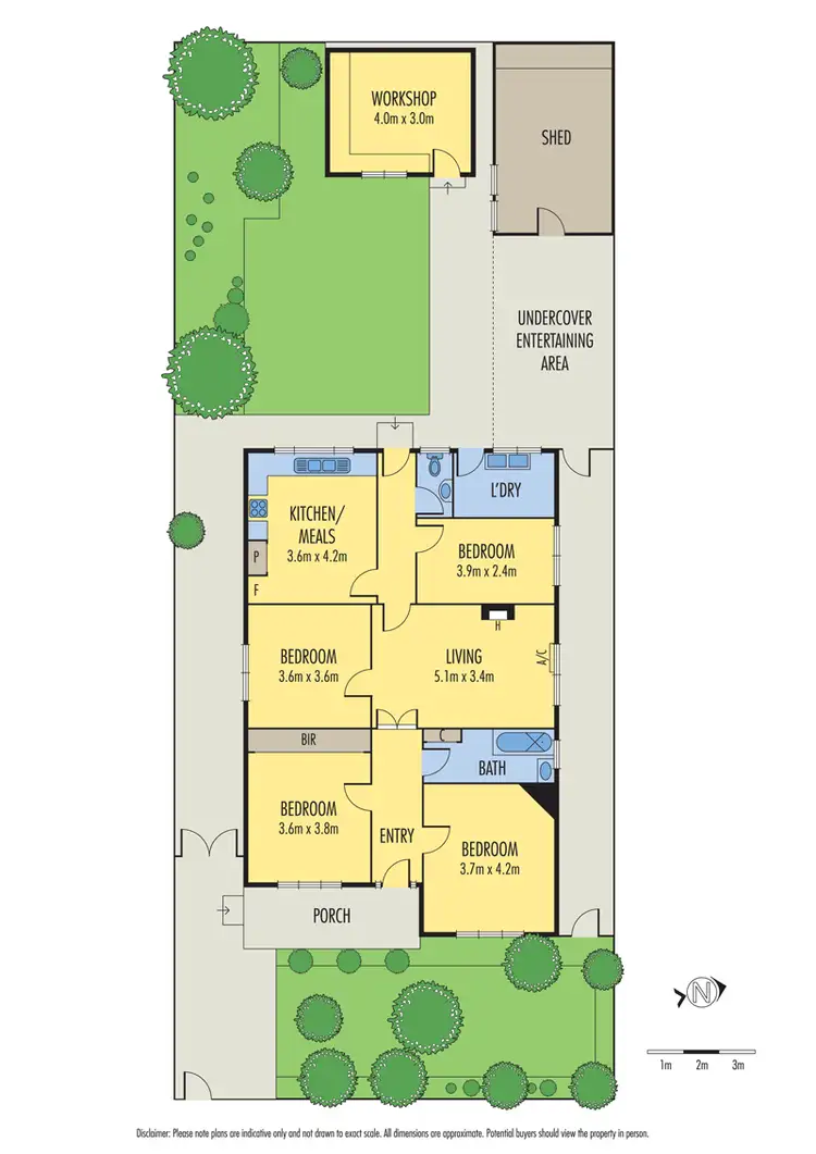 Floorplan of Homely house listing, 11 McDonald St, Northcote VIC