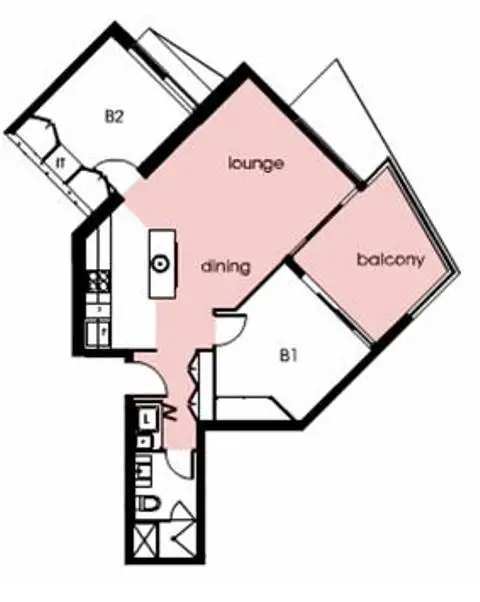 Floorplan of Homely apartment listing, 169/420 Queen St, Brisbane (CBD) QLD