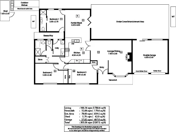 Floorplan of Homely house listing, 9 Kooralla Gr, Kidman Park SA