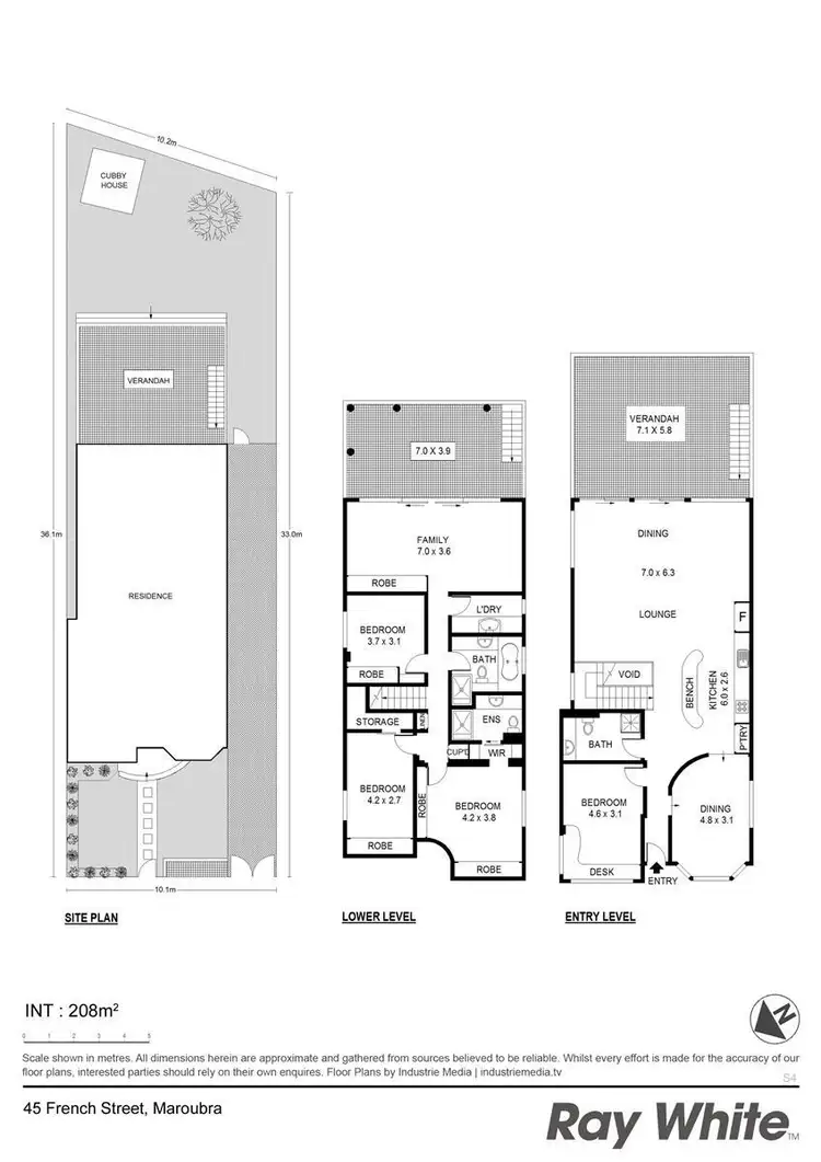 Floorplan of Homely house listing, 45 French St, Maroubra NSW