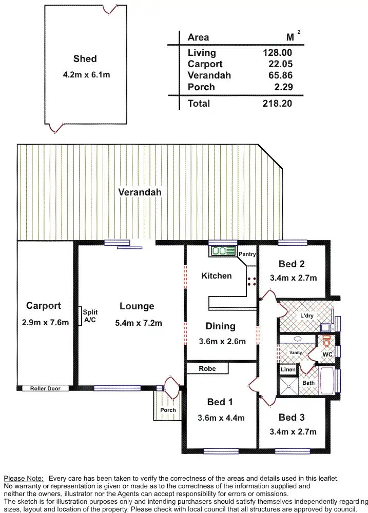 Floorplan of Homely house listing, 17 Dawn Cl, Andrews Farm SA