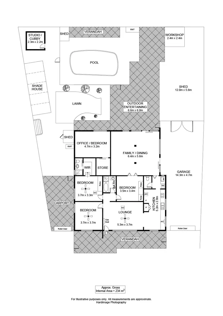 Floorplan of Homely house listing, 18 Wyreema St, Largs North SA