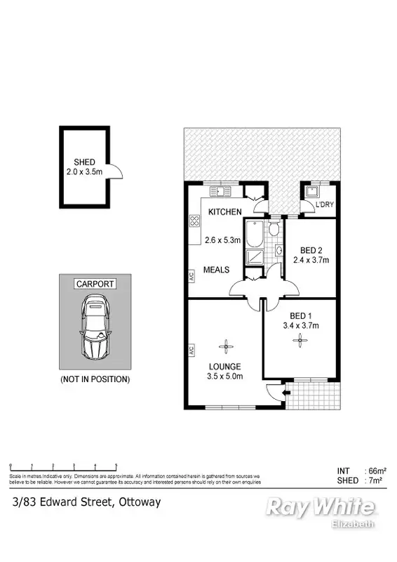 Floorplan of Homely house listing, 3/83 Edward St, Ottoway SA