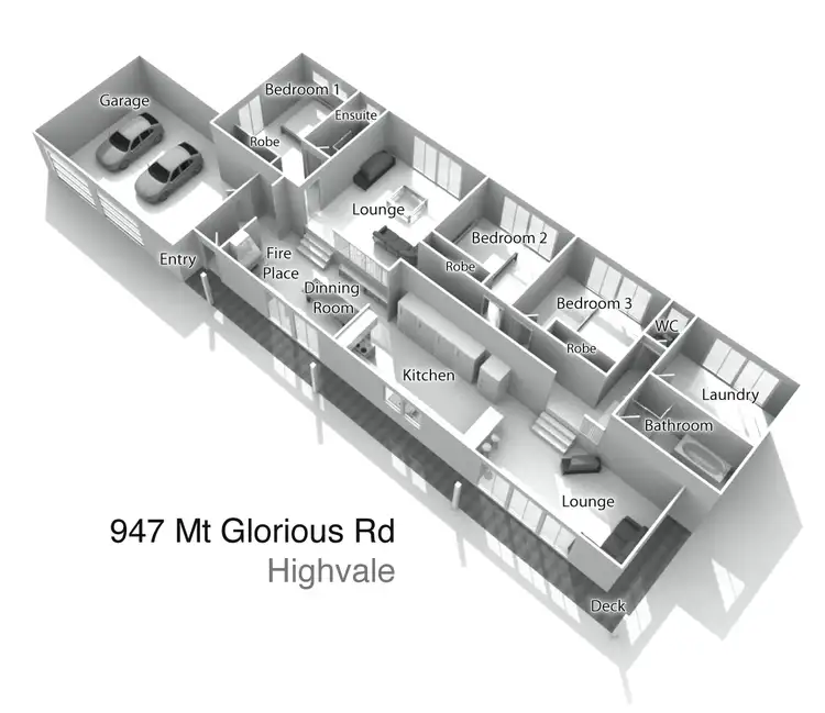 Floorplan of Homely house listing, 947 Mt Glorious Rd, Samford Valley QLD