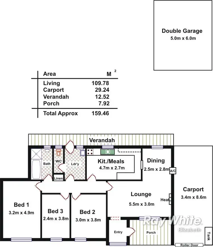 Floorplan of Homely house listing, 13 Lockerly St, Elizabeth Vale SA