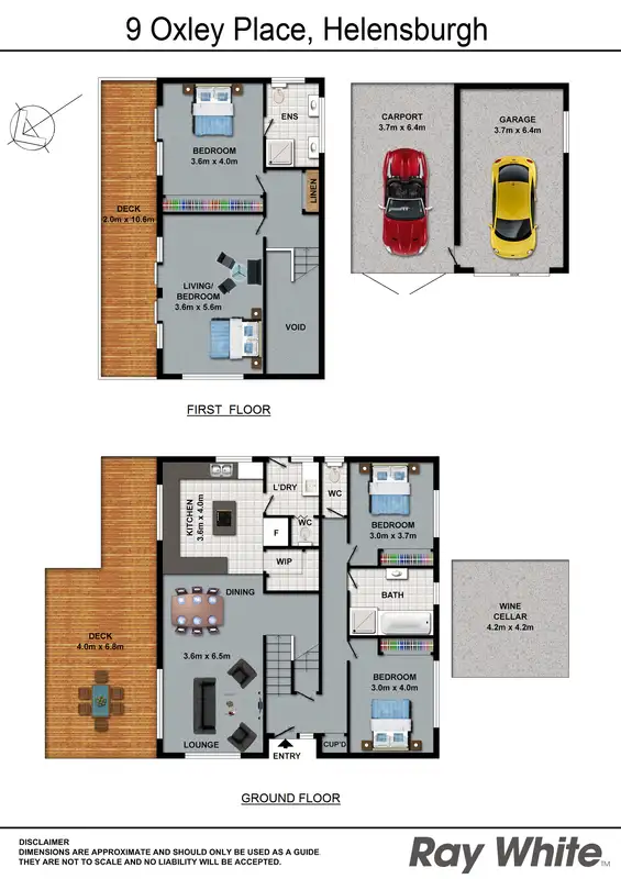 Floorplan of Homely house listing, 9 Oxley Pl, Helensburgh NSW