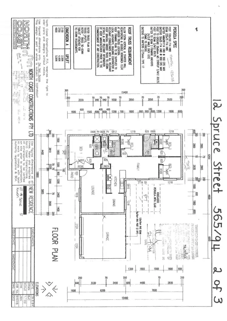 Floorplan of Homely house listing, 12 Spruce St, Kirwan QLD