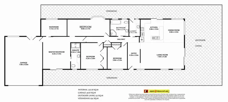 Floorplan of Homely house listing, 60 Valley Dr, Tallebudgera QLD