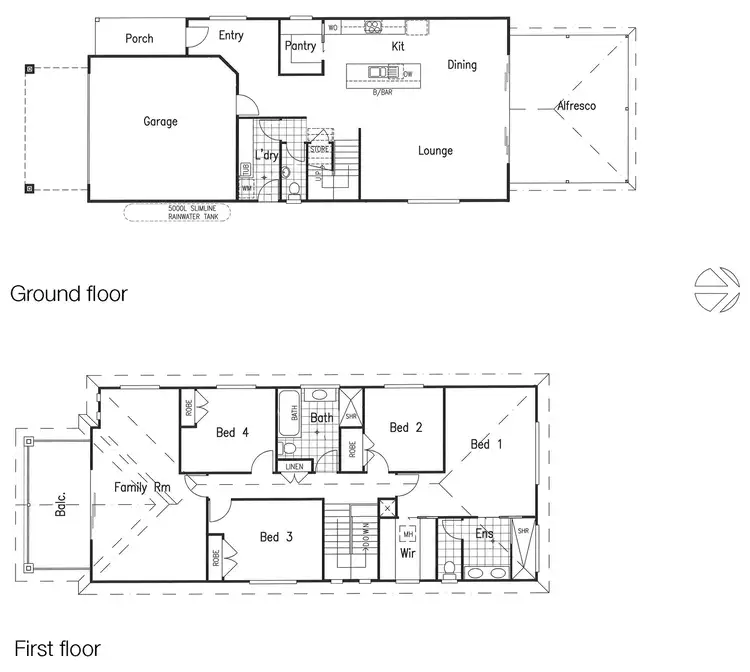 Floorplan of Homely house listing, 44 Central Ave, Sherwood QLD