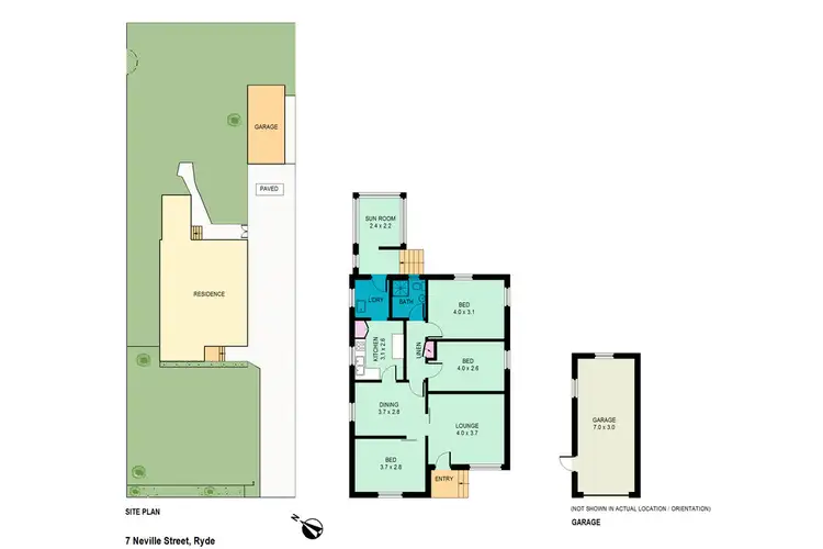 Floorplan of Homely house listing, 7 Neville St, Ryde NSW
