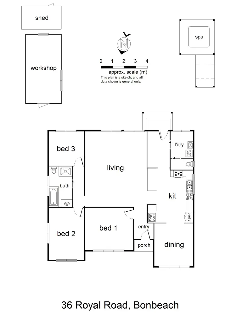 Floorplan of Homely house listing, 36 Royal Rd, Bonbeach VIC