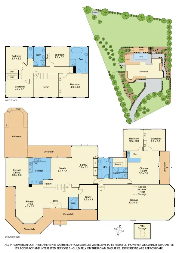Floorplan of Homely house listing, 3 Swansfield Ct, Warrandyte VIC