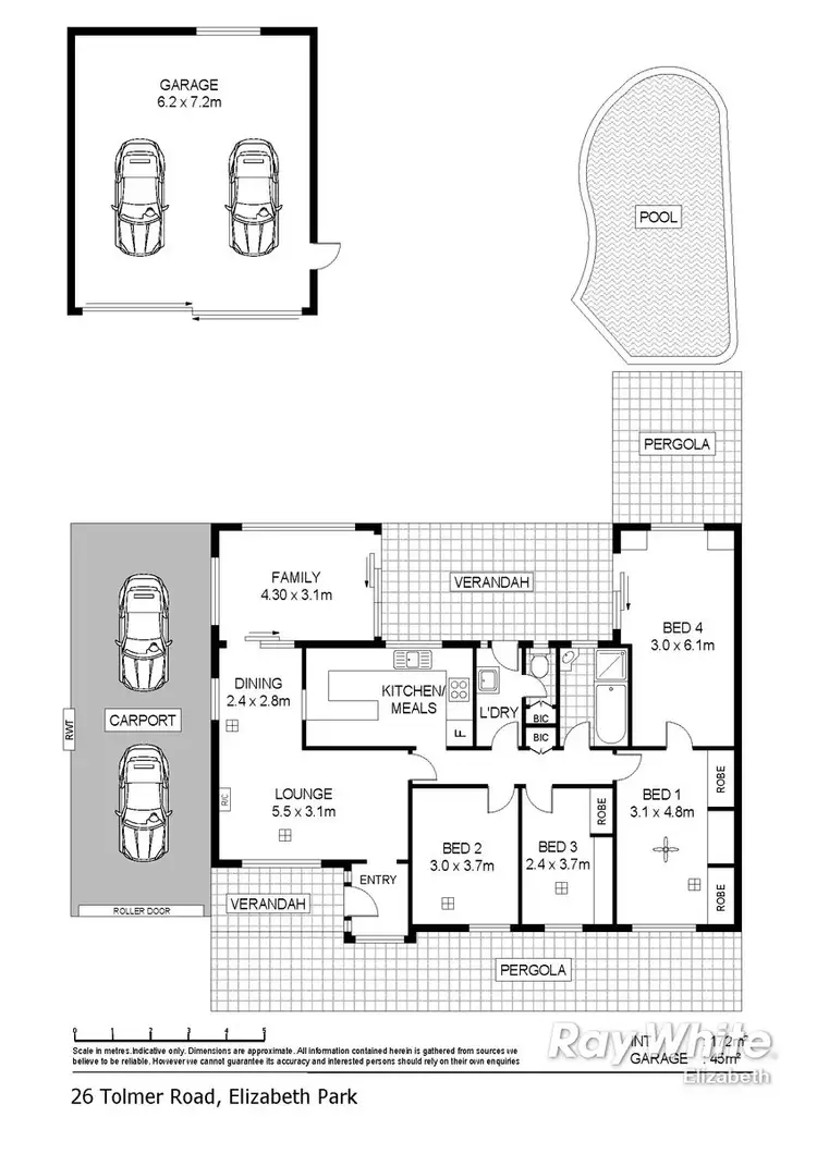 Floorplan of Homely house listing, 26 Tolmer Rd, Elizabeth Park SA