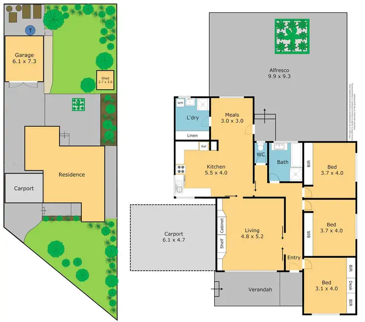 Floorplan of Homely house listing, 14 Mill Rd, Lara VIC