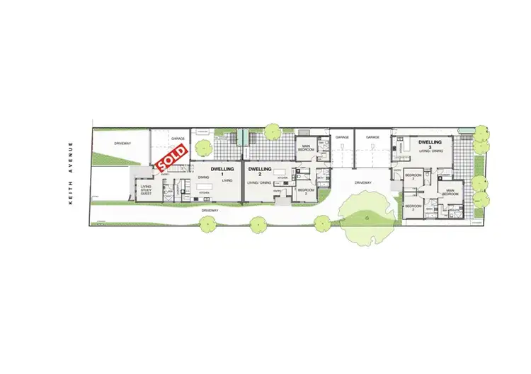 Floorplan of Homely unit listing, 3/68 Keith Ave, Edithvale VIC