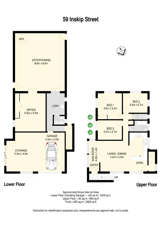 Floorplan of Homely house listing, 59 Inskip St, Rocklea QLD