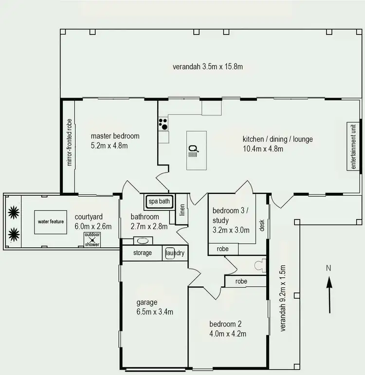 Floorplan of Homely other listing, 51 Picnic Crossing Rd, Atherton QLD