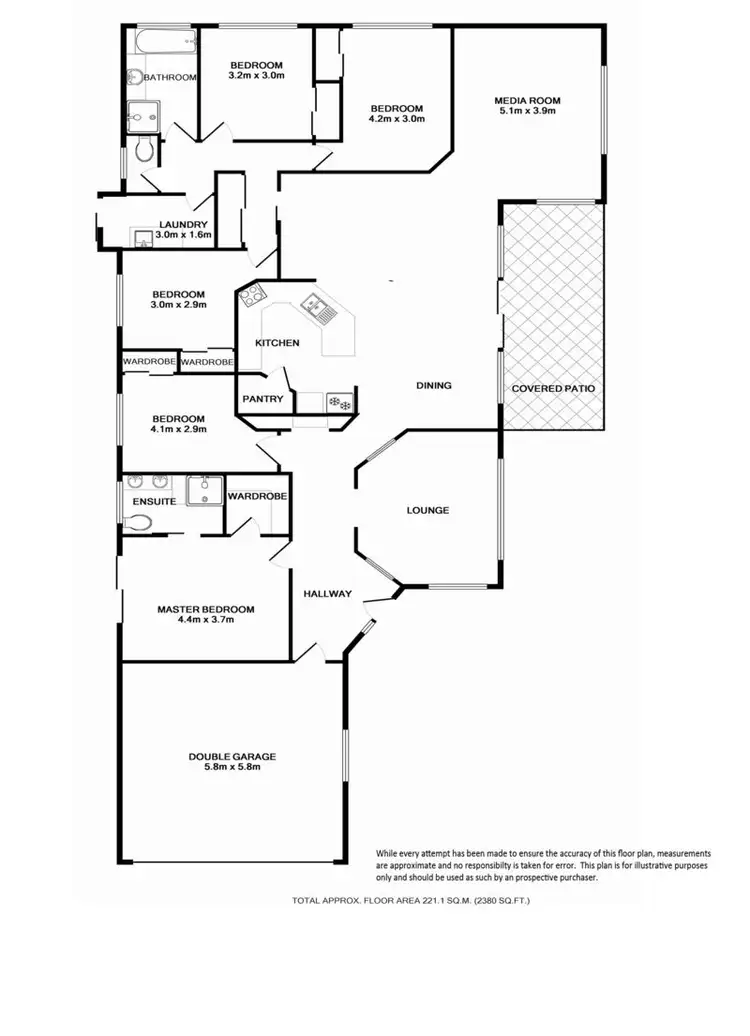Floorplan of Homely house listing, 6 Lee Cl, Albany Creek QLD