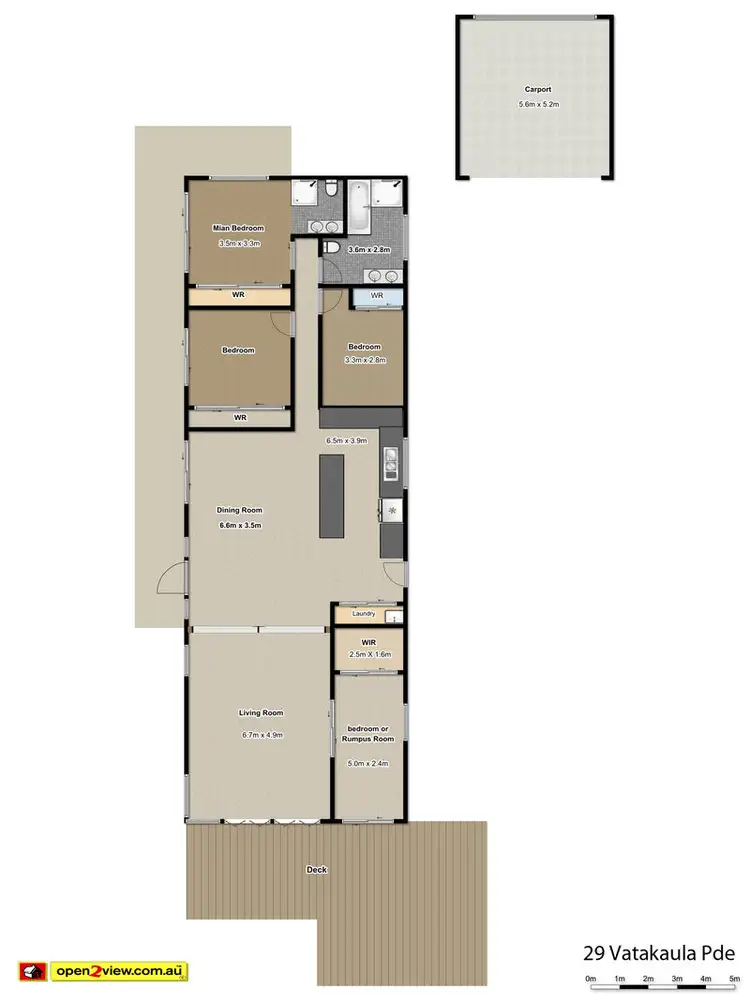 Floorplan of Homely house listing, 26 Vatakoula Pde, Mermaid Waters QLD