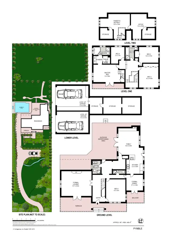 Floorplan of Homely house listing, 17 Livingstone Ave, Pymble NSW