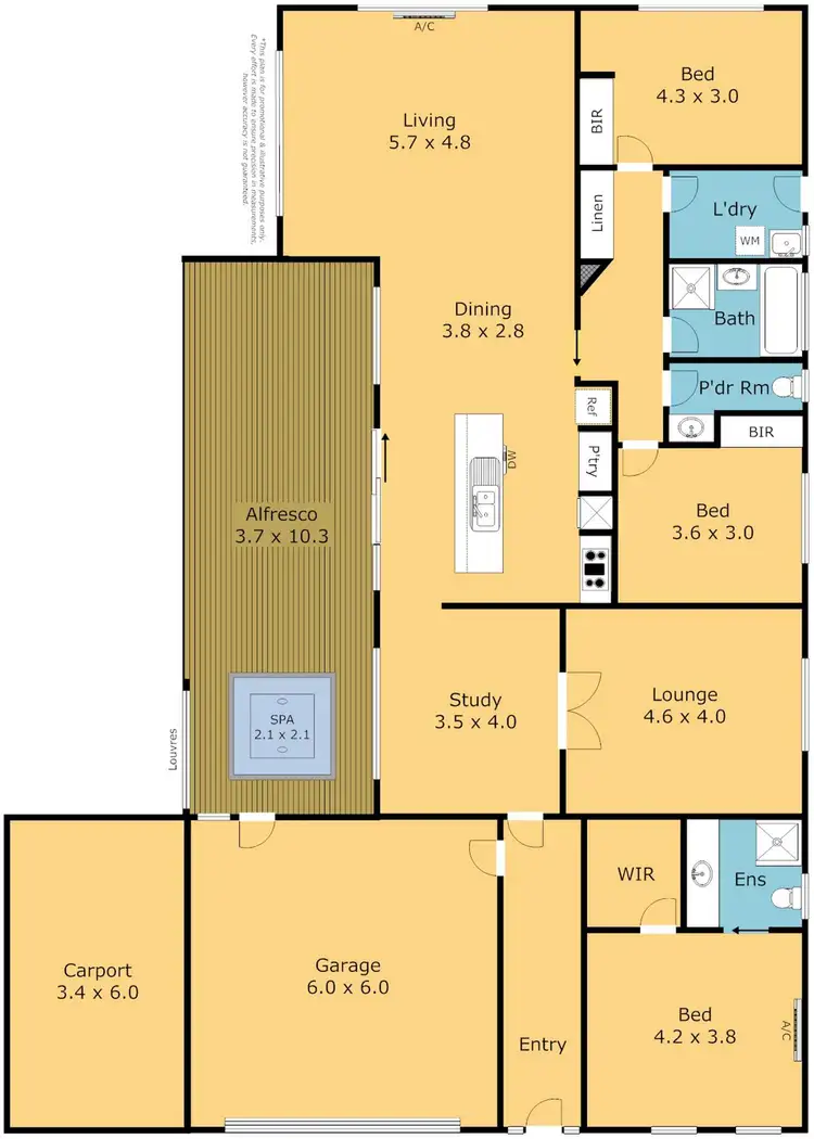 Floorplan of Homely house listing, 19 Canterbury Road E, Lara VIC