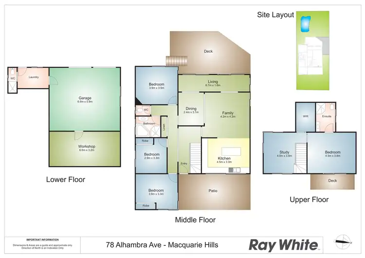 Floorplan of Homely house listing, 78 Alhambra Ave, Macquarie Hills NSW