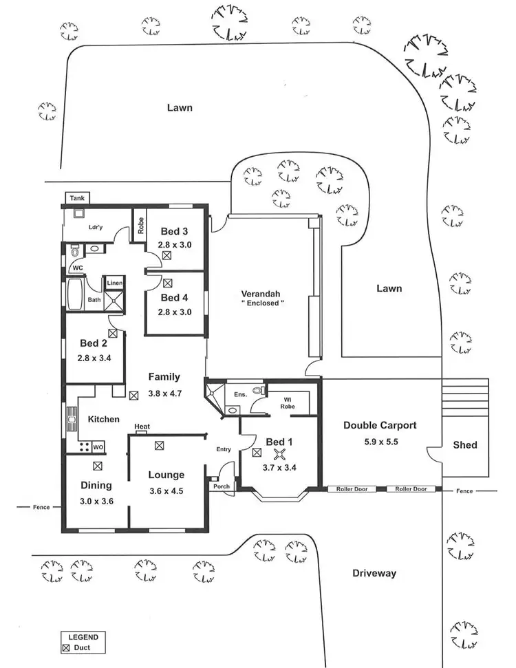 Floorplan of Homely house listing, 52 Clearwater Cres, Seaford Rise SA