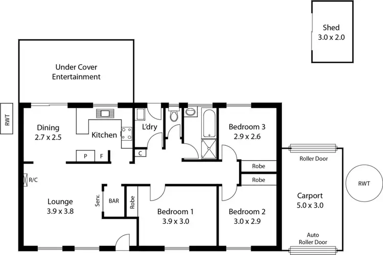 Floorplan of Homely house listing, 43 Arthur St, Pennington SA