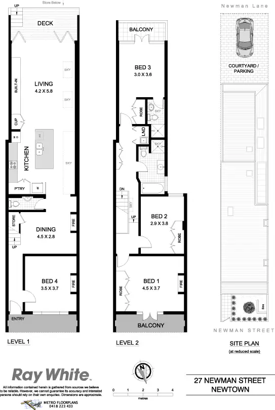 Floorplan of Homely house listing, 27 Newman St, Newtown NSW